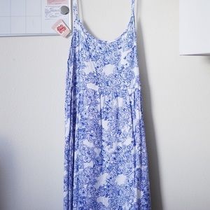 American Apparel blue porcelain babydoll dress